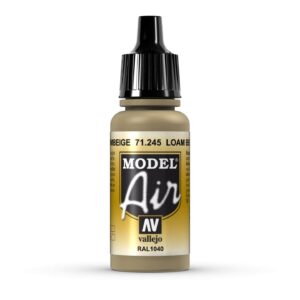 71.245 VALLEJO MODEL AIR LOAM BEIGE RAL 1040 17ml