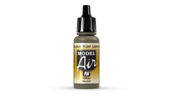 71.247 VALLEJO MODEL AIR LIGHT OLIVE RAL 6040 17ml