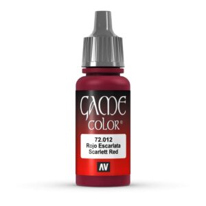 72.012 VALLEJO GAME COLOR SCARLET RED 17ml