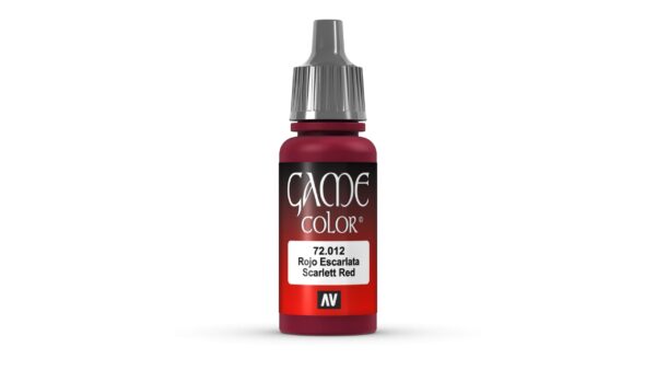 72.012 VALLEJO GAME COLOR SCARLET RED 17ml