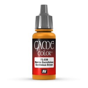 72.038 VALLEJO GAME COLOR SCROFULOUS BROWN 17ml
