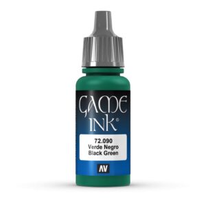 72.090 VALLEJO GAME COLOR BLACK GREEN INK 17ml