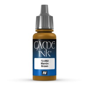 72.092 VALLEJO GAME COLOR BROWN INK 17ml