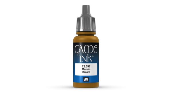 72.092 VALLEJO GAME COLOR BROWN INK 17ml