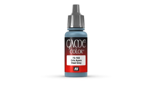 72.102 VALLEJO GAME COLOR STEEL GREY 17ml