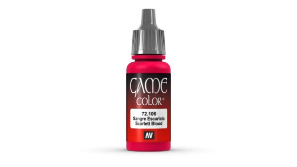 72.106 VALLEJO GAME COLOR SCARLETT BLOOD 17ml