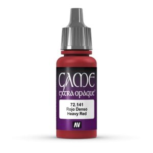72.141 VALLEJO GAME COLOR EXTRA OPAQUE HEAVY RED 17ml