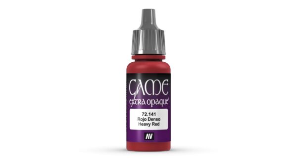 72.141 VALLEJO GAME COLOR EXTRA OPAQUE HEAVY RED 17ml