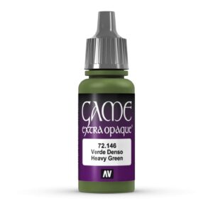 72.146 VALLEJO GAME COLOR EXTRA OPAQUE HEAVY GREEN 17ml