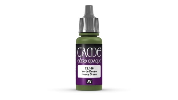 72.146 VALLEJO GAME COLOR EXTRA OPAQUE HEAVY GREEN 17ml