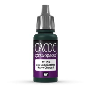72.155 VALLEJO GAME COLOR EXTRA OPAQUE HEAVY CHARCOAL 17ml