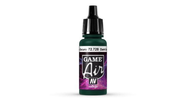 72.728 VALLEJO GAME AIR DARK GREEN 17ml