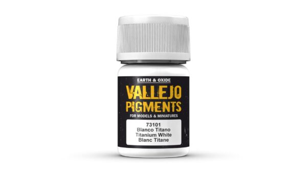 73.101 VALLEJO PIGMENTS TITANIUM WHITE 35ml