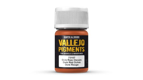 73.107 VALLEJO PIGMENTS DARK RED OCHRE 35ml