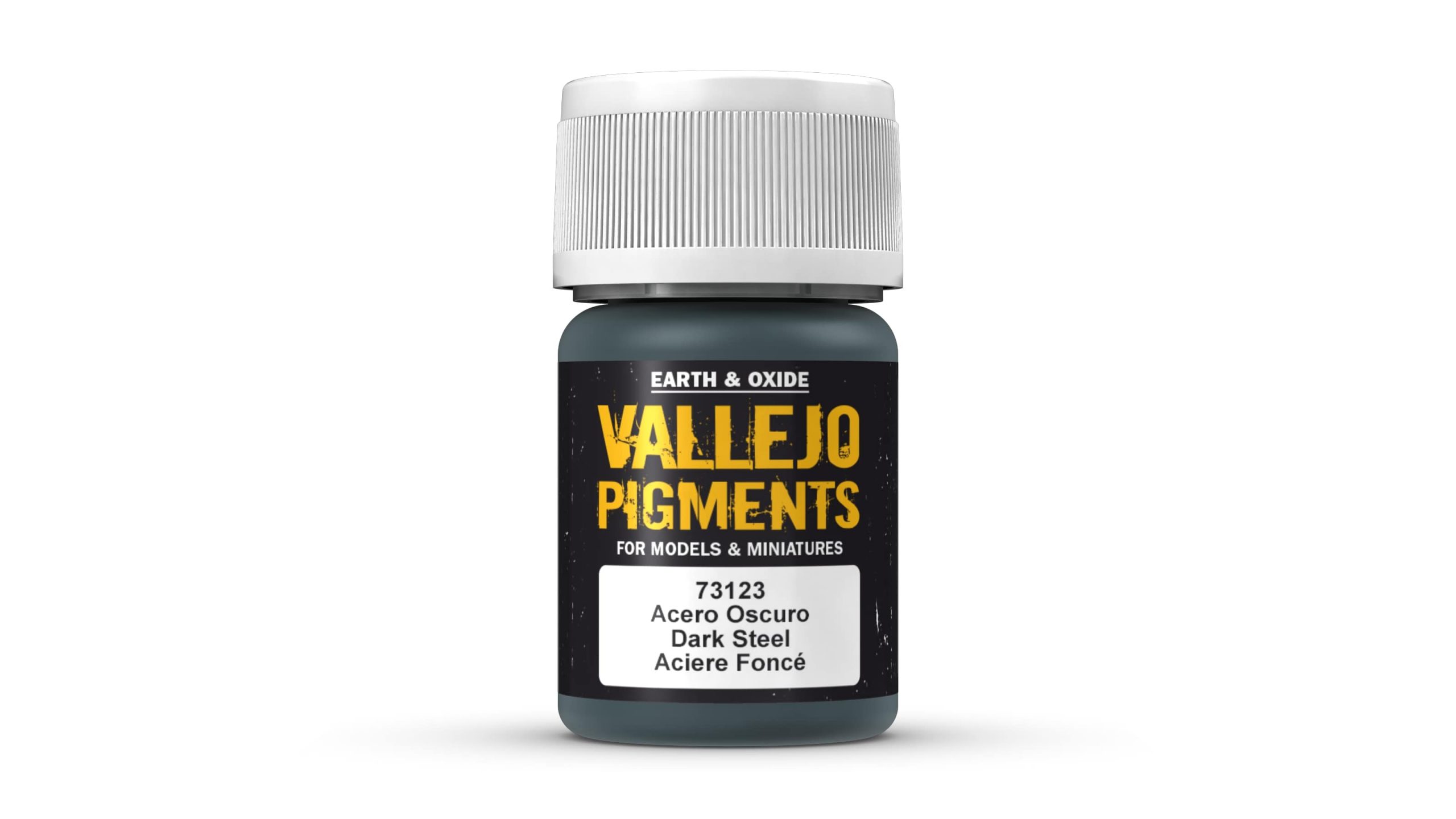 73.123 VALLEJO PIGMENTS DARK STEEL 35ml