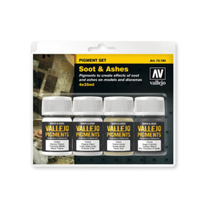 73193 VALLEJO PIGMENTS SET - SOOT and ASHES 4pcs set