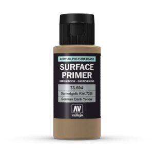 73.604 VALLEJO MATT SURFACE PRIMER GERMAN DARK YELLOW 60ml