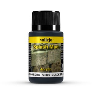 73.806 VALLEJO WEATHERING EFFECTS BLACK SPLASH MUD 40ml