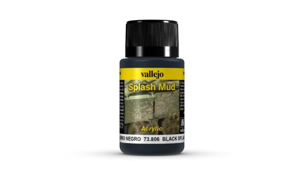 73.806 VALLEJO WEATHERING EFFECTS BLACK SPLASH MUD 40ml