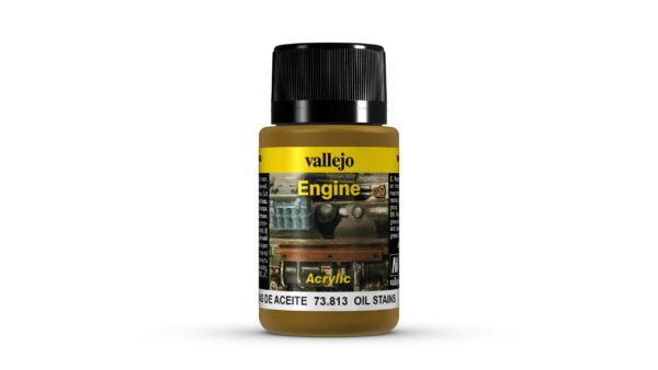 73.813 VALLEJO WEATHERING EFFECTS ENGINE OIL STAINS 40ml