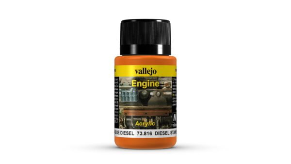 73.816 VALLEJO WEATHERING EFFECTS ENGINE DIESEL STAINS 40ml