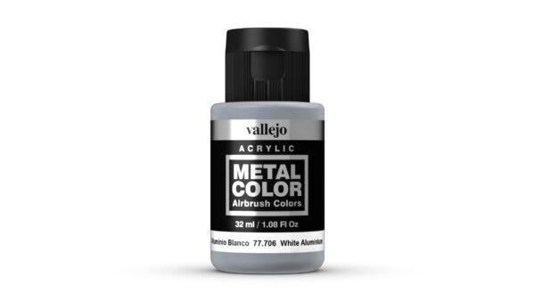 77.706 VALLEJO METAL COLOR WHITE ALUMINIUM 32ml