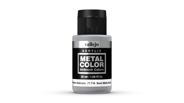 77.716 VALLEJO METAL COLOR SEMI MATE ALUMINIUM 32ml