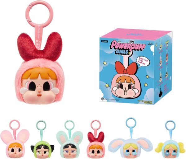 Pop Mart CryBaby x Powerpuff Girls Series Vinyl Face Plush Sealed Case