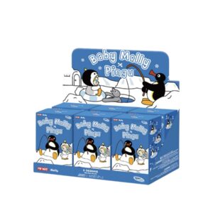 POPMART Baby Molly Ã— PINGU Happy Fishing Series Plush Blind Box Confirmed Figure