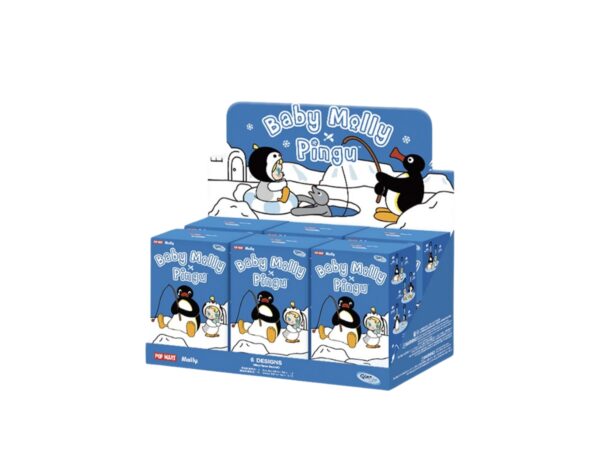 POPMART Baby Molly Ã— PINGU Happy Fishing Series Plush Blind Box Confirmed Figure