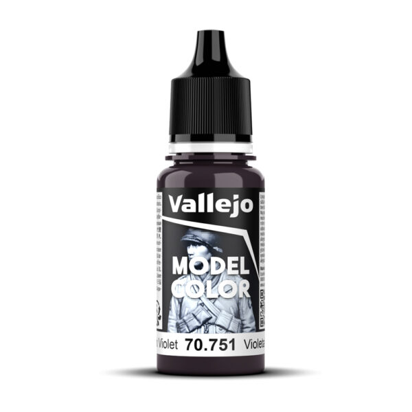 70.751 VALLEJO MODEL COLOR BLACK VIOLET 18ml