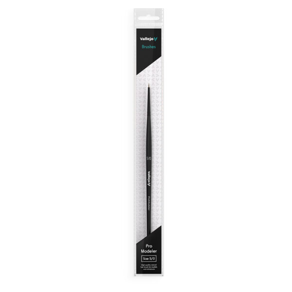 B01050 VALLEJO Natural Hair Round Brush No. 5by0