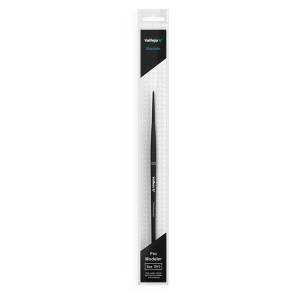 B01100 VALLEJO Natural Hair Round Brush No. 10by0