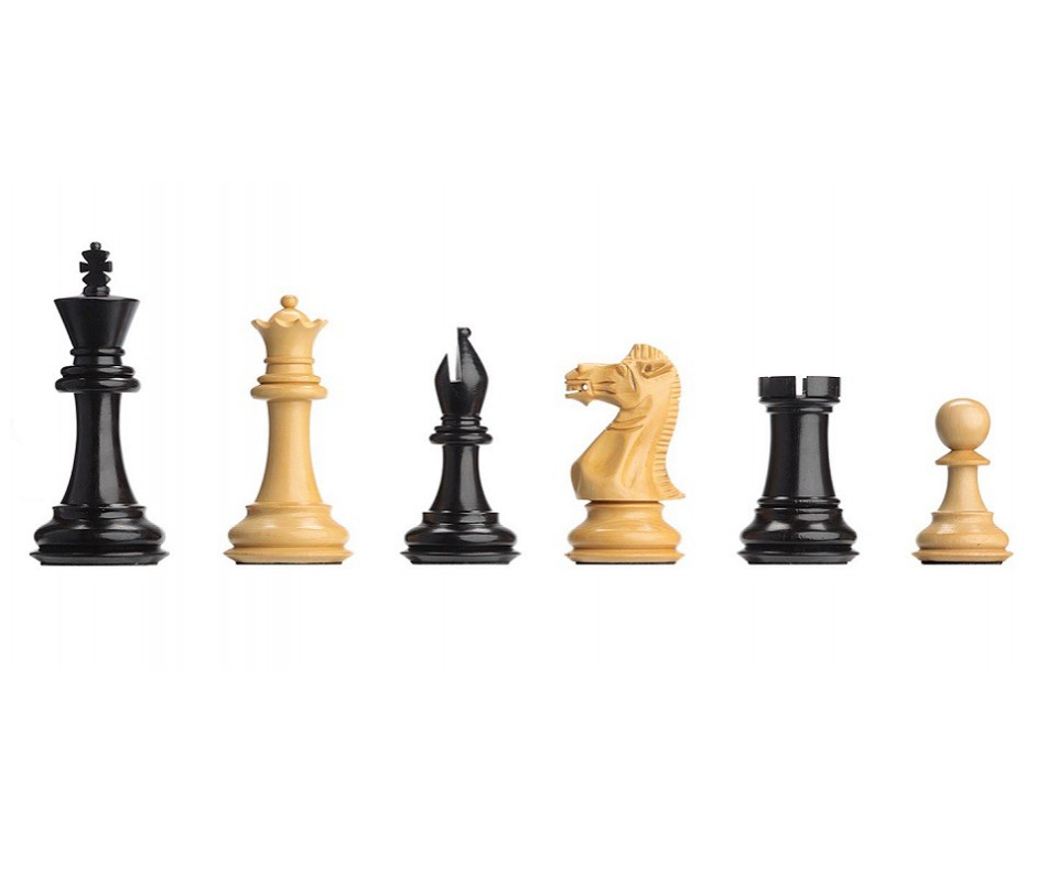 10804 DGT EBONY CHESS E-PIECES WEIGHTED FOR DGT E-BOARD