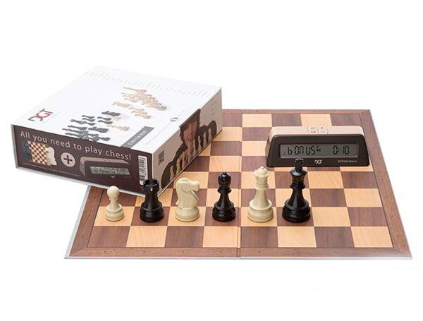 10910 DGT BROWN CHESS STARTER BOX
