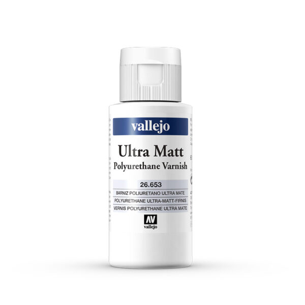 26.653 VALLEJO ULTRA MATT POLYURETHANE  VARNISH 60ml