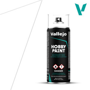 28.010 VALLEJO HOBBY PAINT SPRAY WHITE PRIMER 400ml