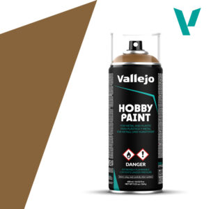 28.014 VALLEJO HOBBY PAINT SPRAY LEATHER BROWN PRIMER 400ml