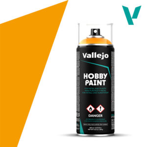 28.018 VALLEJO HOBBY PAINT SPRAY SUN YELLOW PRIMER 400ml