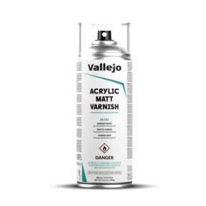 28.531 VALLEJO HOBBY PAINTS SPRAY MATT VARNISH 400ml