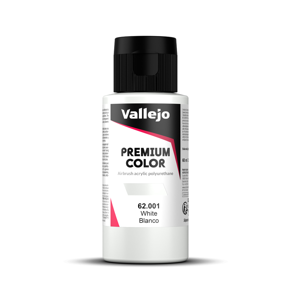 62.001 VALLEJO PREMIUM COLOR WHITE 60ml