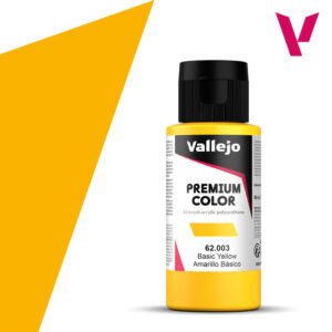 62.003 VALLEJO PREMIUM COLOR BASIC YELLOW 60ml