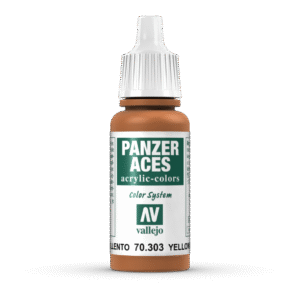 70.303 VALLEJO PANZER ACES YELLOWISH RUST 17ml