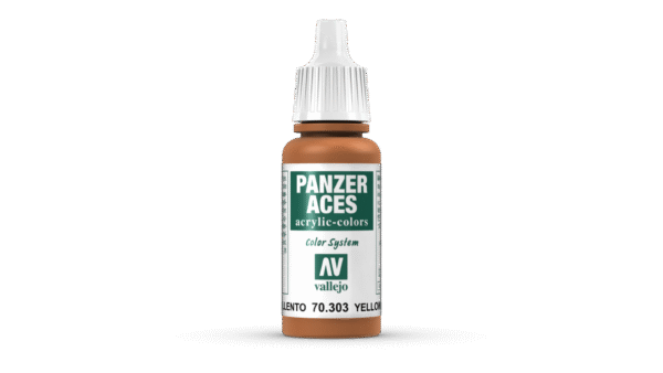 70.303 VALLEJO PANZER ACES YELLOWISH RUST 17ml