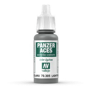 70.305 VALLEJO PANZER ACES LIGHT RUBBER 17ml