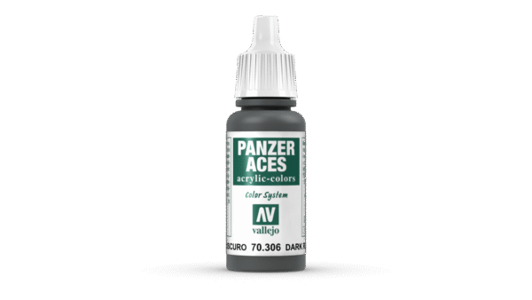 70.306 VALLEJO PANZER ACES DARK RUBBER 17ml