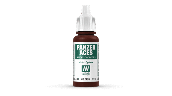 70.307 VALLEJO PANZER ACES RED TAIL LIGHT GERMAN 17ml