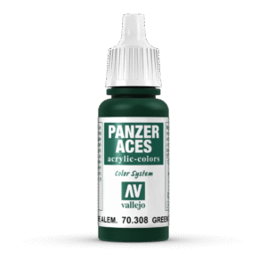 70.308 VALLEJO PANZER ACES GREEN TAIL LIGHT GERMAN 17ml