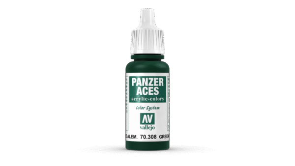 70.308 VALLEJO PANZER ACES GREEN TAIL LIGHT GERMAN 17ml