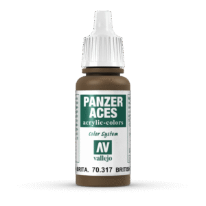 70.317 VALLEJO PANZER ACES BRITISH TANK CREW 17ml